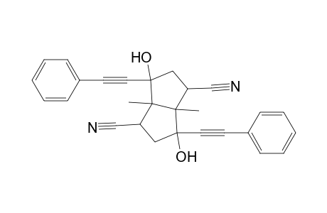 2,6-Dihydroxy-1,5-dimethyl-4,8-dicyano-2,6-bis(phenylethynyl) bicyclo[3.3.0] octane