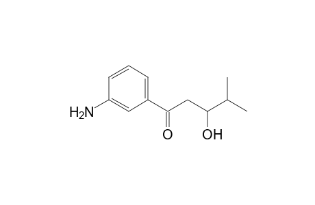 1-(3'-Aminophenyl)-4-methyl-3-hydroxy-1-pentanone