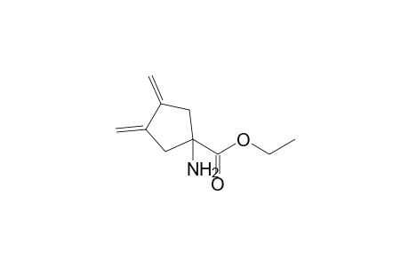 1-amino-3,4-dimethylene-1-cyclopentanecarboxylic acid ethyl ester