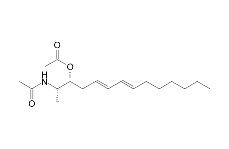 Acetamide, N-[2-(acetyloxy)-1-methyl-4,6-tridecadienyl]-, [R-[R*,S*-(E,E)]]-