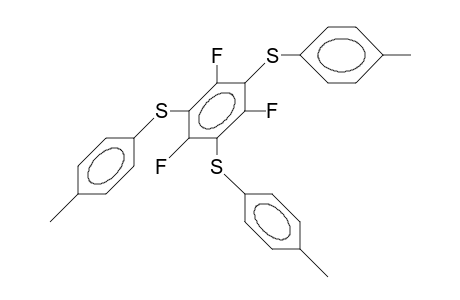 1,3,5-Trifluoro-2,4,6-tris(4-tolylthio)-benzene
