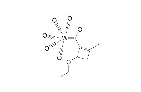 2-[Methoxymethylene(pentacarbonyl)tungsten]-3-ethoxy-1-methylcyclobut-1-ene complex