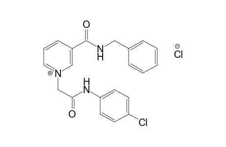 3-(benzylcarbamoyl)-1-{[(p-chlorophenyl)carbamoyl]methyl}pyridinium chloride