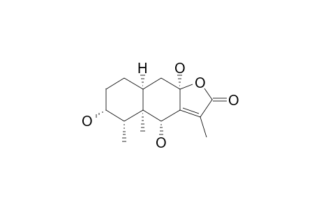 3-ALPHA,6-ALPHA,8-ALPHA-TRIHYDROXY-7-(11)-EREMOPHILEN-12,8-OLIDE