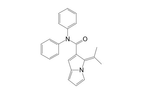3-Isopropylidene-N,N-diphenyl-3H-pyrrolizine-2-carboxamide
