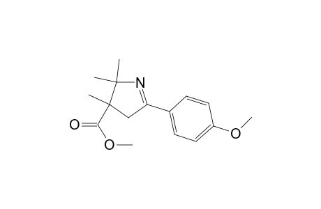 2H-Pyrrole-3-carboxylic acid, 3,4-dihydro-5-(4-methoxyphenyl)-2,2,3-trimethyl-, methyl ester