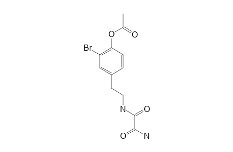 [2-bromo-4-[2-(oxamoylamino)ethyl]phenyl] acetate