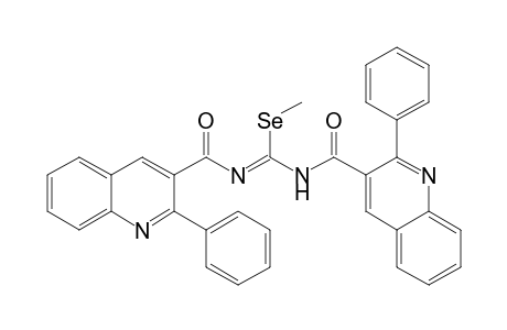 Methyl N,N'-di(2-phenylquinolin-3-ylcarbonyl)-imidoselenocarbamate