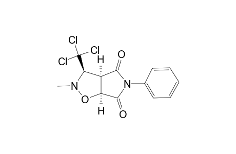 (3R)-3-(TRICHLOROMETHYL)-DIHYDRO-2-METHYL-5-PHENYL-2H-PYRROLO-[3,4-D]-ISOXAZOLE-4,6(5H,6A-H)-DIONE