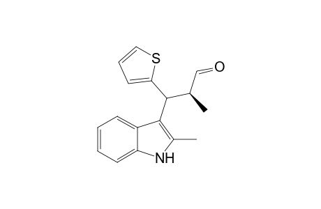 (2S)-2-methyl-3-(2-methyl-1H-indol-3-yl)-3-(thiophen-2-yl)propanal