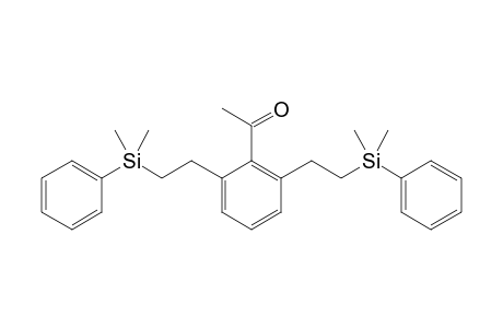 2',6'-Bis[2-(dimethylphenylsilyl)ethyl]acetophenone