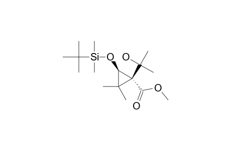 trans-Methyl-2-(tert.-butyldimethylsiloxy)-1-(1-hydroxy-1-methylethyl)-3,3-dimethylcyclopropanecarboxylate