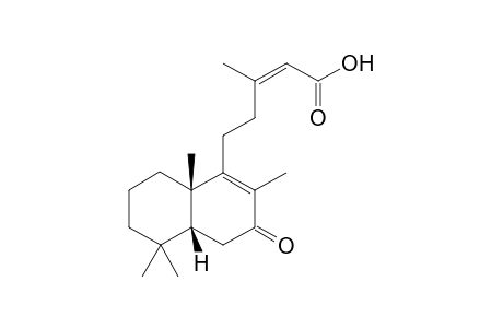 (Z)-3-Methyl-5-((4aR,8aS)-2,5,5,8a-tetramethyl-3-oxo-3,4,4a,5,6,7,8,8a-octahydro-naphthalen-1-yl)-pent-2-enoic acid