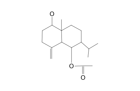 1B-HYDROXY-6B-ACETOXY-EUDESM-4(15)-ENE