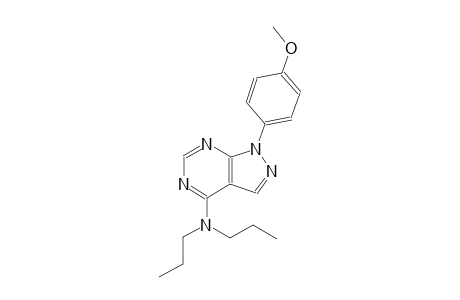 1H-pyrazolo[3,4-d]pyrimidin-4-amine, 1-(4-methoxyphenyl)-N,N-dipropyl-