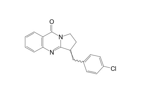 3-(p-chlorobenzylidene)-2,3-dihydropyrrolo[2,1-b]quinazolin-9(1H)-one