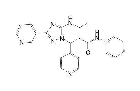 5-methyl-N-phenyl-2-(3-pyridinyl)-7-(4-pyridinyl)-4,7-dihydro[1,2,4]triazolo[1,5-a]pyrimidine-6-carboxamide