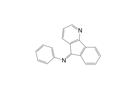 N-[(5Z)-5H-Indeno[1,2-b]pyridin-5-ylidene]aniline