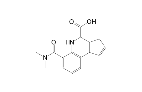 3H-cyclopenta[c]quinoline-4-carboxylic acid, 6-[(dimethylamino)carbonyl]-3a,4,5,9b-tetrahydro-
