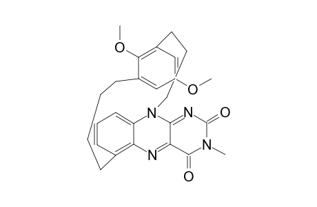16,19-Dimethoxy-3-methyl[4]metacyclo[3](10,16)-isoalloxazinophane