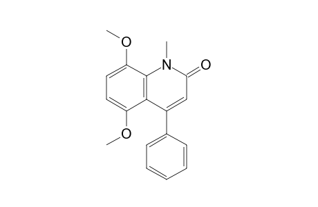 1-methyl-4-phenyl-5,8-dimethoxy-2(1H)-quinolinone