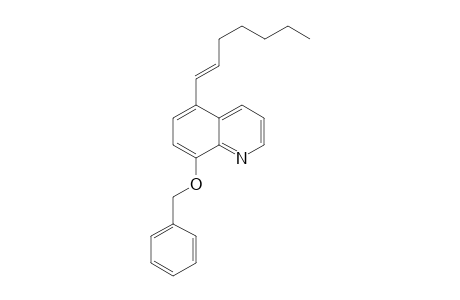 5-[(E)-hept-1-enyl]-8-phenylmethoxy-quinoline