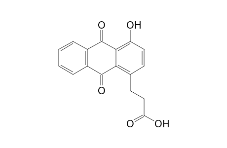 3-(1'-Hydroxyanthracene-9',10'-dion-4'-yl)propionoic acid