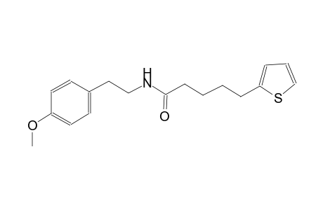 N-[2-(4-methoxyphenyl)ethyl]-5-(2-thienyl)pentanamide