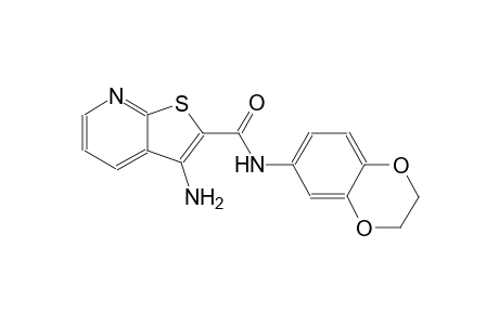 thieno[2,3-b]pyridine-2-carboxamide, 3-amino-N-(2,3-dihydro-1,4-benzodioxin-6-yl)-