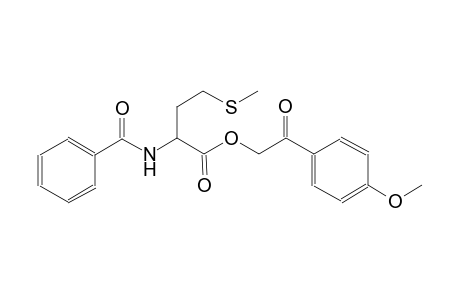2-(4-methoxyphenyl)-2-oxoethyl 2-(benzoylamino)-4-(methylsulfanyl)butanoate