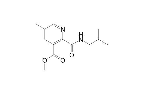 3-Pyridinecarboxylic acid, 5-methyl-2-[[(2-methylpropyl)amino]carbonyl]-, methyl ester