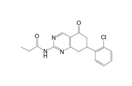 N-[7-(2-Chloro-phenyl)-5-oxo-5,6,7,8-tetrahydro-quinazolin-2-yl]-propionamide