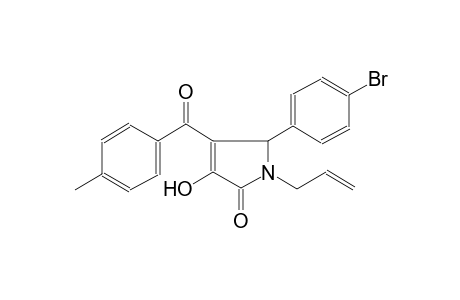 2H-pyrrol-2-one, 5-(4-bromophenyl)-1,5-dihydro-3-hydroxy-4-(4-methylbenzoyl)-1-(2-propenyl)-