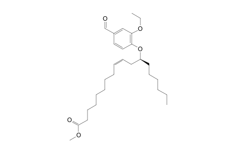 methyl (S,Z)-12-(2-ethoxy-4-formylphenoxy)octadec-9-enoate