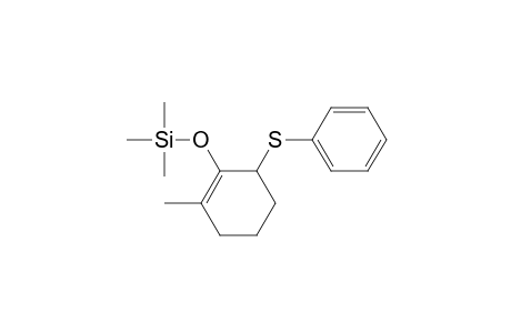 Silane, trimethyl[[2-methyl-6-(phenylthio)-1-cyclohexen-1-yl]oxy]-