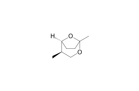 2,8-Dioxabicyclo[3.2.1]octane, 1,4-dimethyl-, (1R-exo)-