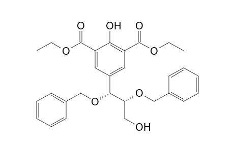 Diethyl 5-[1R,2R-1,2-Bis(benzyloxy)-3-hydroxypropyl]-2-hydroxyisophthalate