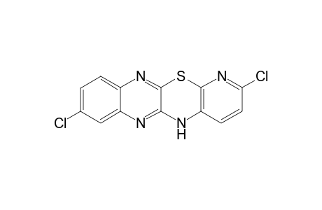 5H-Pyrido[3',2':5,6][1,4]thiazino[2,3-b]quinoxaline, 2,8-dichloro-