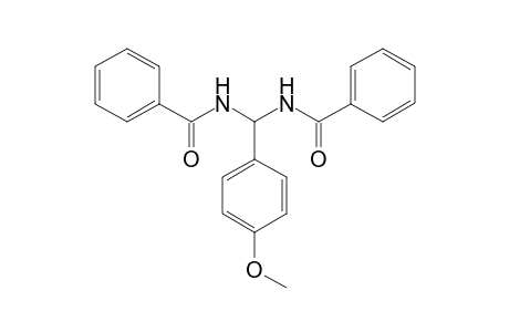 N-[benzamido-(4-methoxyphenyl)methyl]benzamide