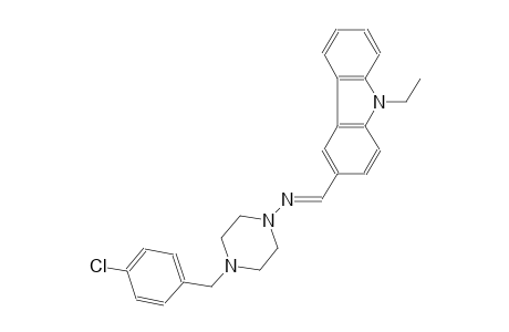 1-piperazinamine, 4-[(4-chlorophenyl)methyl]-N-[(E)-(9-ethyl-9H-carbazol-3-yl)methylidene]-