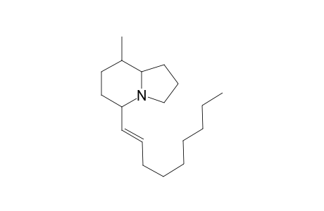 5-(Nonenyl)-8-methyl-indolizidine