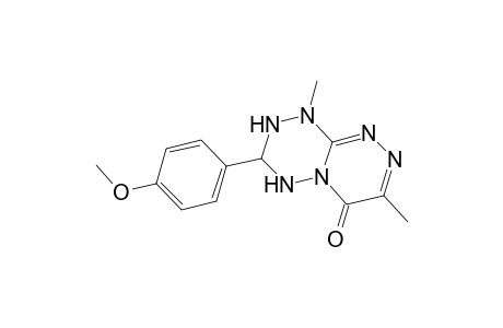 3-(4-Methoxyphenyl)-1,7-dimethyl-1,2,3,4-tetrahydro-6H-[1,2,4]triazino[4,3-b][1,2,4,5]tetraazin-6-one