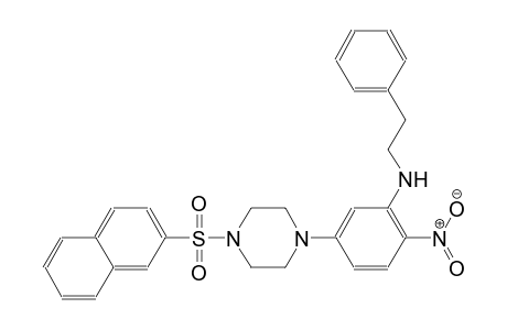 benzeneethanamine, N-[5-[4-(2-naphthalenylsulfonyl)-1-piperazinyl]-2-nitrophenyl]-