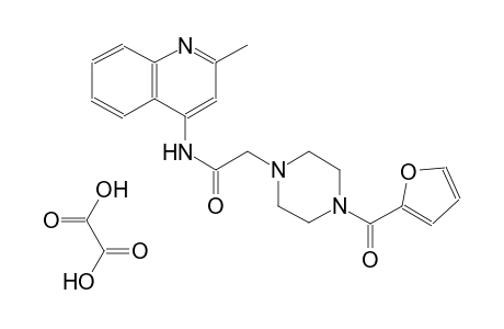 2-[4-(2-furoyl)-1-piperazinyl]-N-(2-methyl-4-quinolinyl)acetamideoxalate