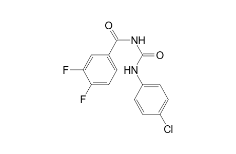 N-(4-Chlorophenyl)-N'-(3,4-difluorobenzoyl)urea