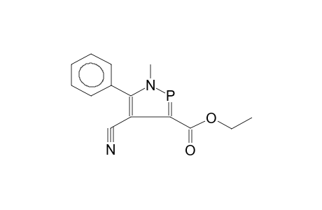 1-METHYL-3-ETHOXYCARBONYL-4-CYANO-5-PHENYL-1,2-AZAPHOSPHOLE