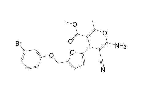 methyl 6-amino-4-{5-[(3-bromophenoxy)methyl]-2-furyl}-5-cyano-2-methyl-4H-pyran-3-carboxylate
