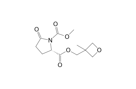 (2S)-1-Methoxycarbonyl-5-oxopyrrolidine-2-carboxylic acid 2-(3-methyl-1-oxetan-3-ylmethyl) ester