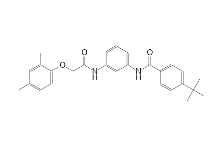 4-tert-butyl-N-(3-{[(2,4-dimethylphenoxy)acetyl]amino}phenyl)benzamide