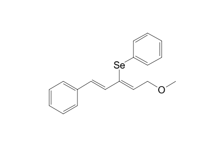 [(1E,3Z)-5-methoxy-1-phenyl-penta-1,3-dien-3-yl]selanylbenzene